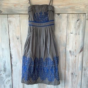 Anthropologie Vintage Sewing Circle Dress Floreat